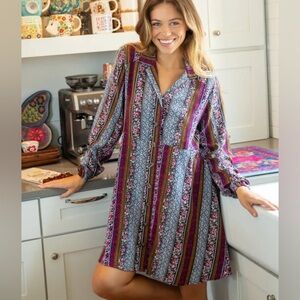 Natural Life | Ansley Woven Tunic Shirt Dress, NWT, Size M
